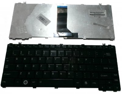 TOSHİBA 9J.N7482.J0T İNG PARLAK SİYAH Laptop Klavyesi Tuş Takımı